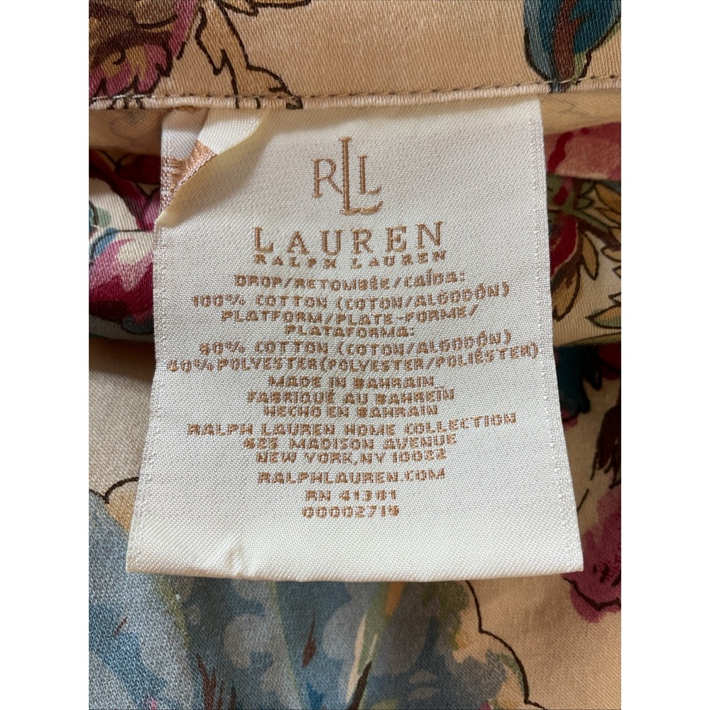Ralph Lauren Tangier King Comforter and Bedskirt Excellent condition - Picture 8 of 10